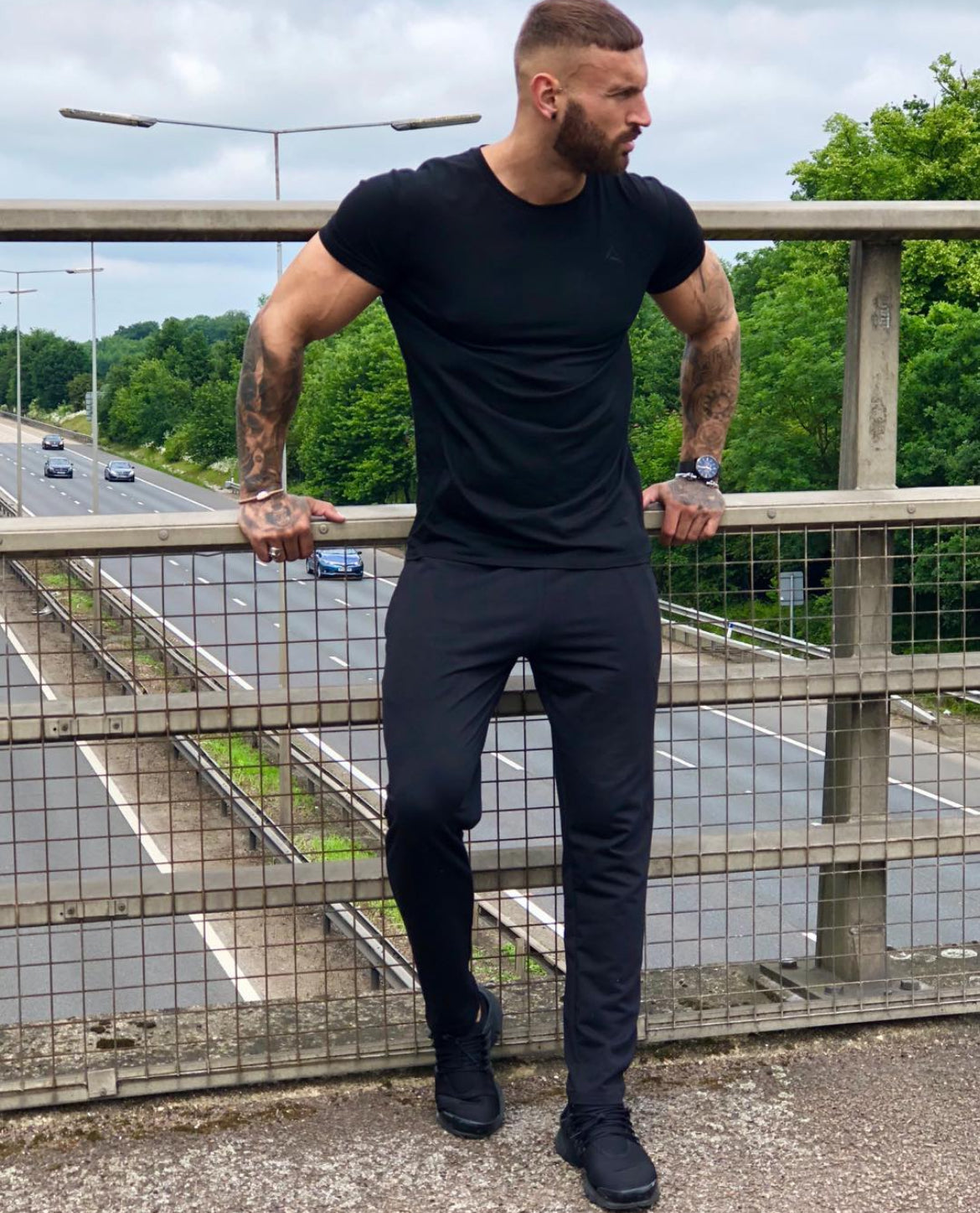 Brand new alpha skinz black tee