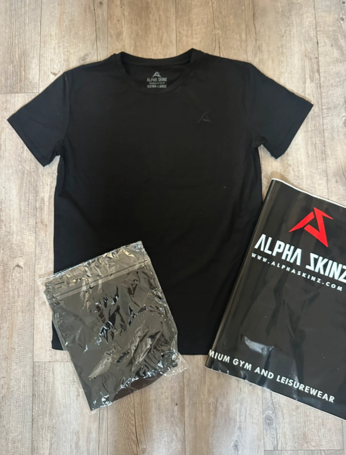 Brand new alpha skinz black tee