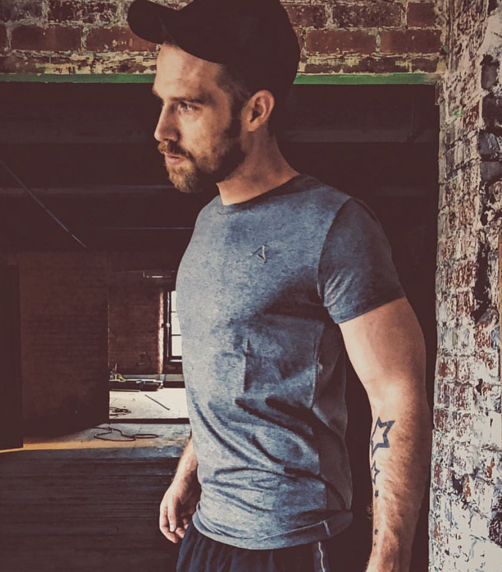 Brand new Alpha skinz grey tee